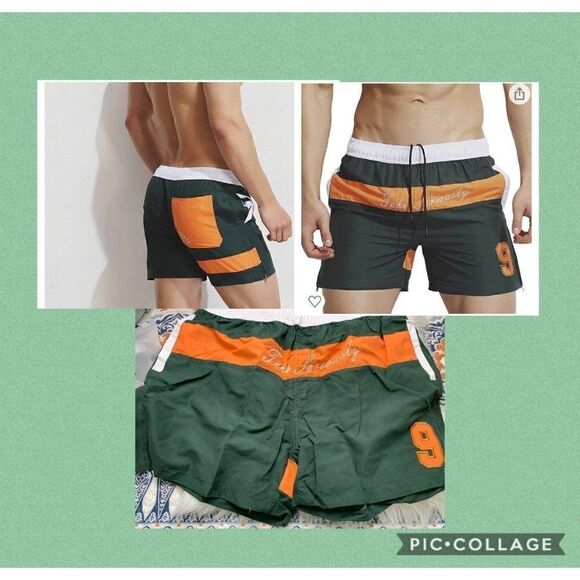 Mens Swim Trunks Broad Shorts - Picture 1 of 6